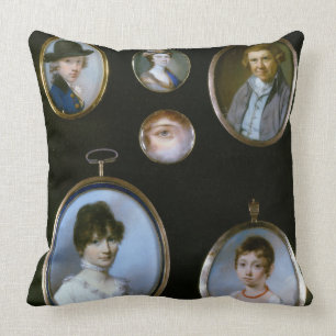 Portrait miniatures, from LtoR and TtoB: Sir Thoma Cushion