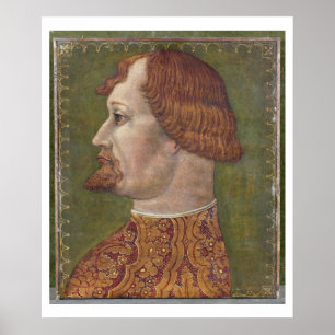 Portrait of a Bearded Nobleman, possibly Gian Gale Poster