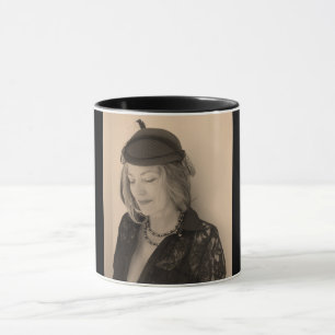 Portrait of a Beautiful Model Mug