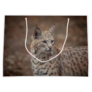 Portrait of a Bobcat Large Gift Bag