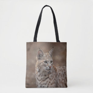 Portrait of a Bobcat Tote Bag