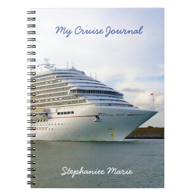 Portrait of a Bow Personalised Cruise Journal (Front)