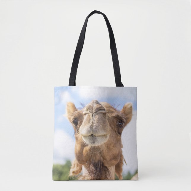 Portrait of a Camel Tote Bag (Front)