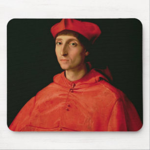 Portrait of a Cardinal Mouse Pad