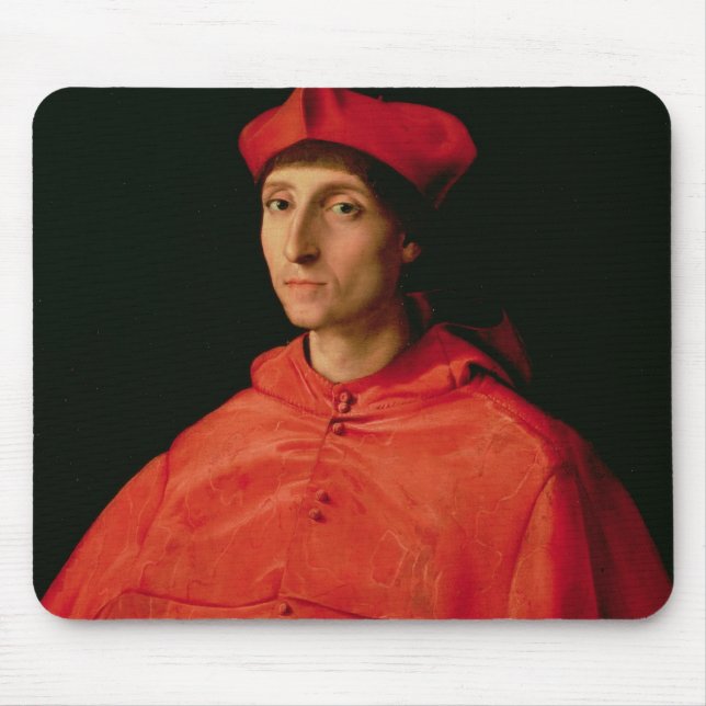 Portrait of a Cardinal Mouse Pad (Front)