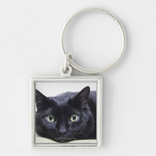 Portrait of a Cat Key Ring