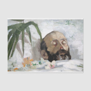 Portrait of a Dead Man (Mortality and Death) (Art) Tissue Paper