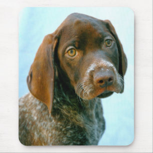 Portrait of a dog mouse pad