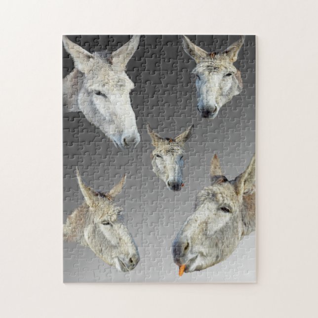 Portrait Of A Donkey, Jigsaw Puzzle (Vertical)