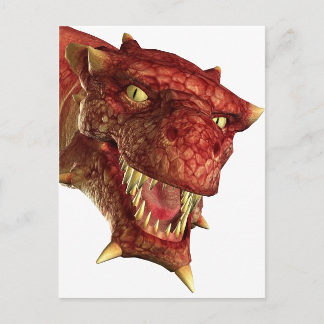 portrait of a dragon postcard (Front)