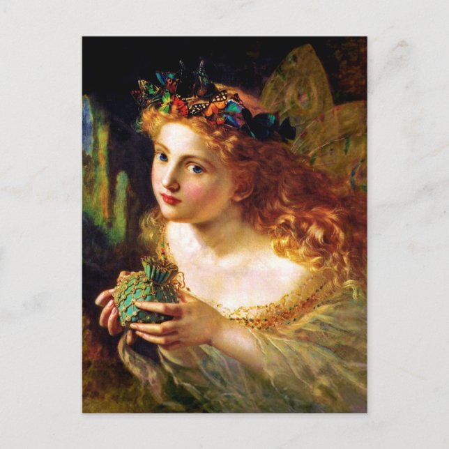 PORTRAIT OF A FAIRY (beautiful pixie) ~ Postcard (Front)