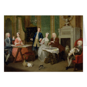 Portrait of a Family, 1730s (oil on canvas)