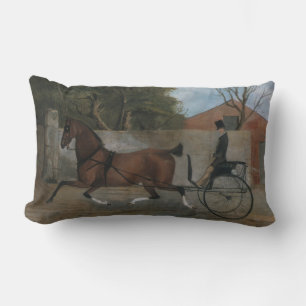 Portrait of a Gentleman in a Carriage Lumbar Cushion
