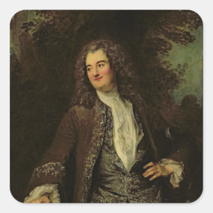 Portrait of a Gentleman, or Portrait of Jean Square Sticker