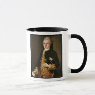 Portrait of a Gentleman with a Rose Buttonhole Mug