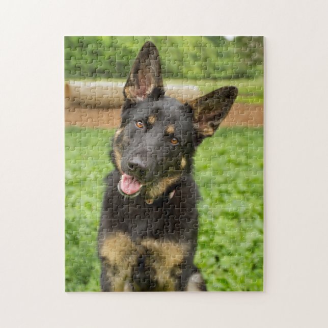 Portrait of a German Shepherd Jigsaw Puzzle (Vertical)