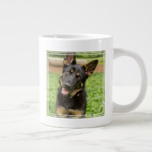 Portrait of a German Shepherd Large Coffee Mug