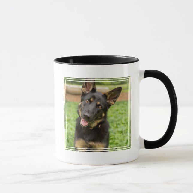 Portrait of a German Shepherd Mug (Right)