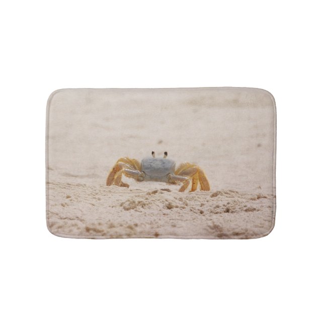 Portrait of a Ghost Crab Bath Mat (Front)