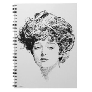 Portrait Of A Gibson Girl, 1900 Notebook