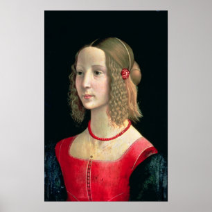 Portrait of a Girl, c.1490 Poster