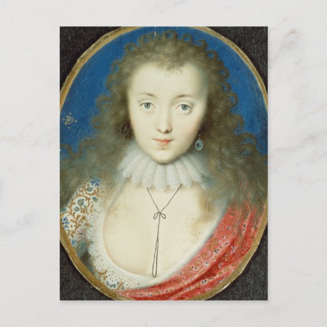 Portrait of a girl postcard (Front)