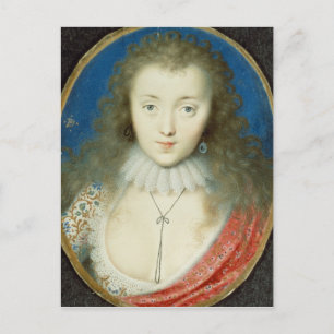 Portrait of a girl postcard