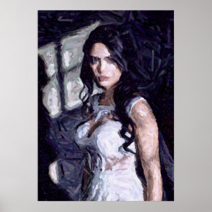 Portrait of a Gothic Bride Poster