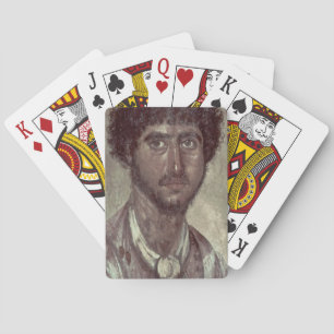 Portrait of a Greek, from Fayum, Romano-Egyptian, Playing Cards