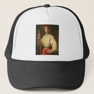 Portrait of a Halberdier by Pontormo Trucker Hat