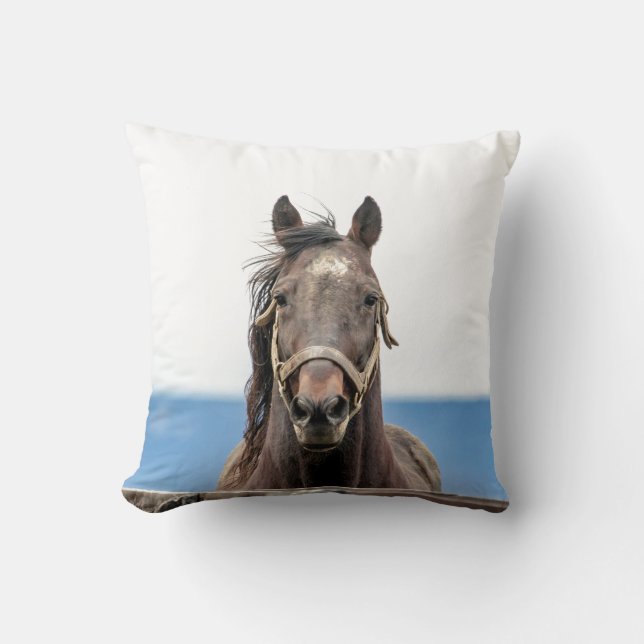 Portrait of a horse cushion (Front)