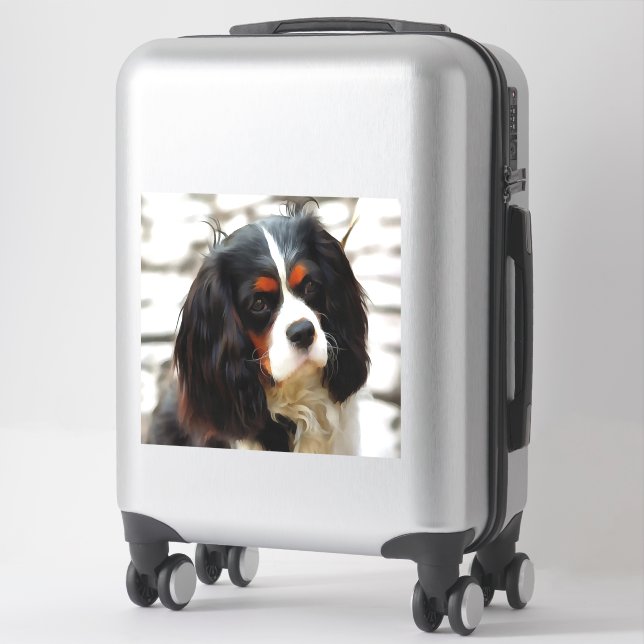 Portrait Of A King Charles Cavalier Spaniel (Suitcase)
