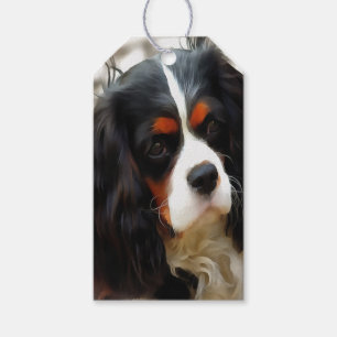 Portrait Of A King Charles Cavalier Spaniel Gift Tags