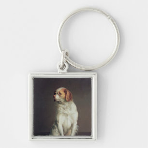 Portrait of a King Charles Spaniel Key Ring