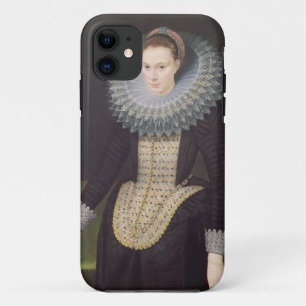 Portrait of a Lady, 1613 (oil on panel) iPhone 11 Case