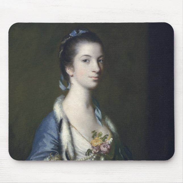 Portrait of a Lady, 1758 Mouse Pad (Front)