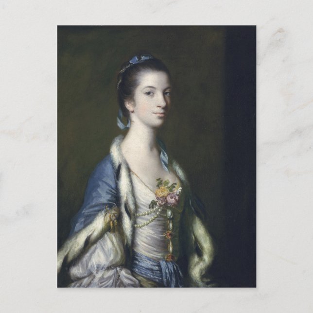 Portrait of a Lady, 1758 Postcard (Front)