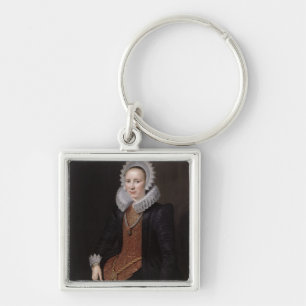 Portrait of a Lady aged 29, 1615 Key Ring