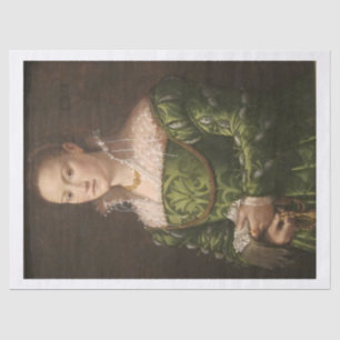 Portrait of a Lady by Allesandro Allori Decoupage Tissue Paper