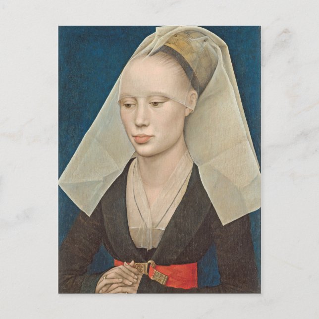 Portrait of a Lady, c.1460 (oil on panel) Postcard (Front)