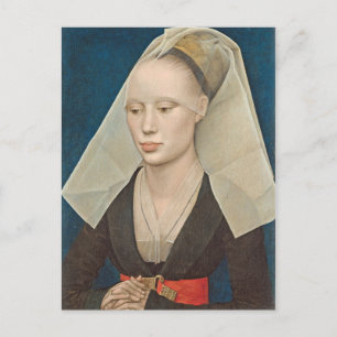 Portrait of a Lady, c.1460 (oil on panel) Postcard
