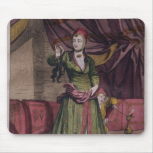Portrait of a lady from the "Book of Designs" Mouse Pad