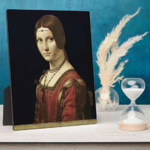 Portrait of a Lady from the Court of Milan Plaque