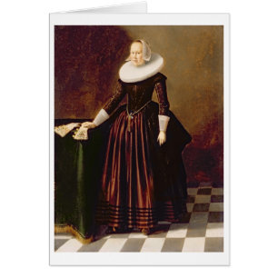 Portrait of a Lady (oil on panel)