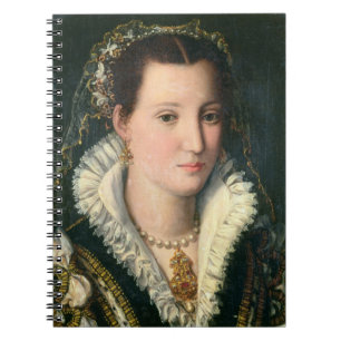 Portrait of a Lady (oil on panel) 2 Notebook