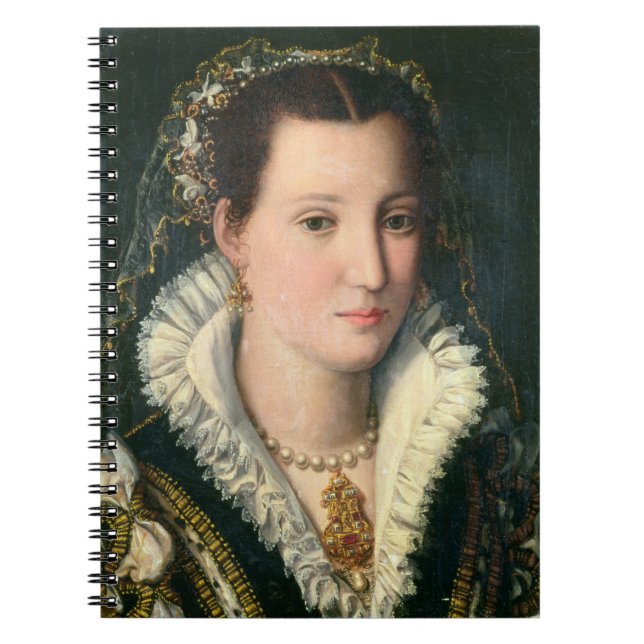 Portrait of a Lady (oil on panel) 2 Notebook (Front)