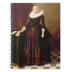 Portrait of a Lady (oil on panel) Notebook