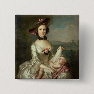 Portrait of a Lady, said to be Elizabeth, wife of 15 Cm Square Badge