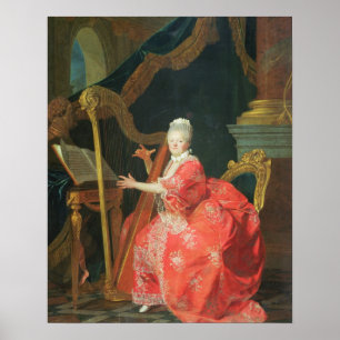 Portrait of a Lady, said to be Madame Adelaide, da Poster