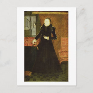 Portrait of a Lady, thought to be Katherine, Duche Postcard